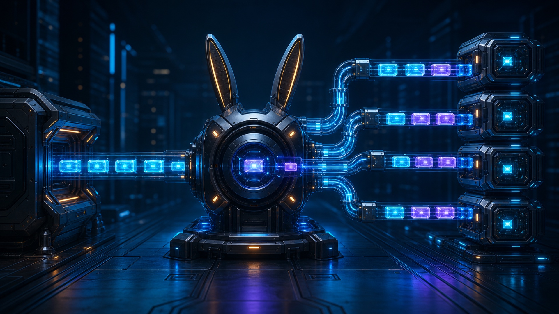 Поток сообщений между Go-сервисами через RabbitMQ